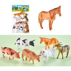 ZWIERZĘTA DOMOWE FARMA 6 SZTUK