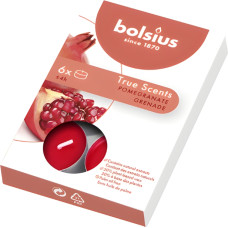 Bolsius Tējas sveces arom. 6 gab.True Scents pomegranate