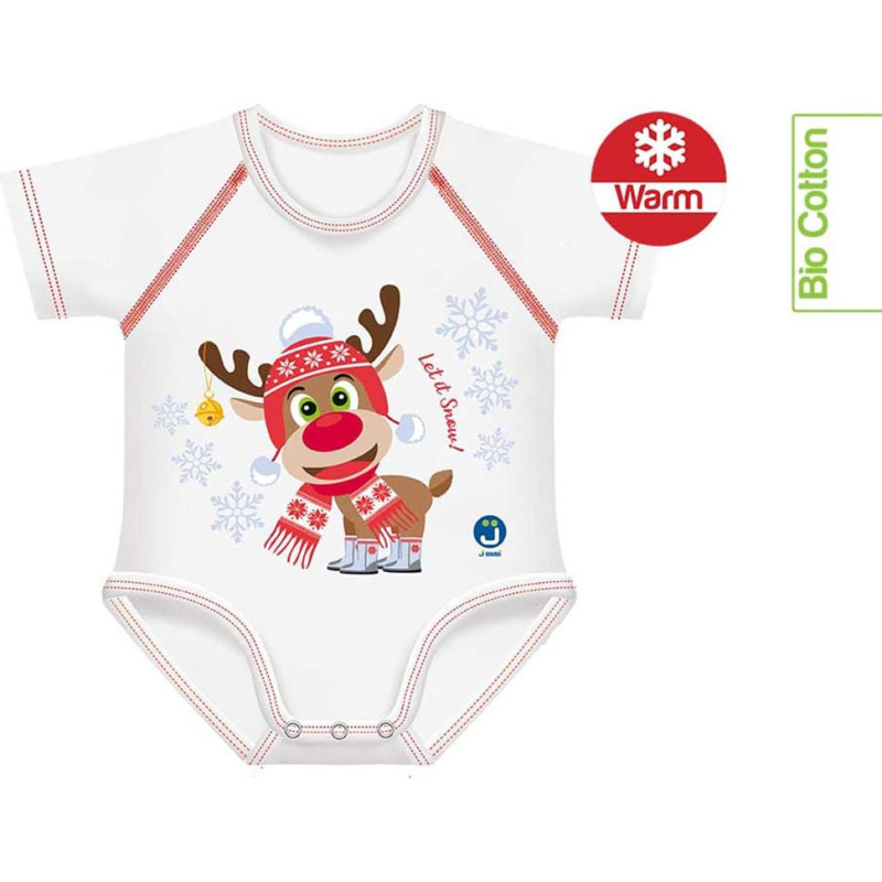 Growing body Bio Cotton Warm 0-36m reindeer