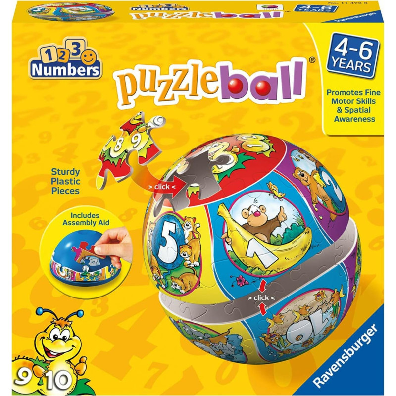 Ravensburger Round 3D Puzzle, 24 pcs, Numbers