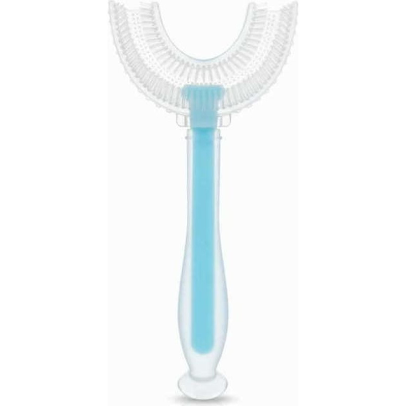 Bocioland 2469 SILICONE TOOTHBRUSH &bdquo;U&rdquo; BLUE BL246