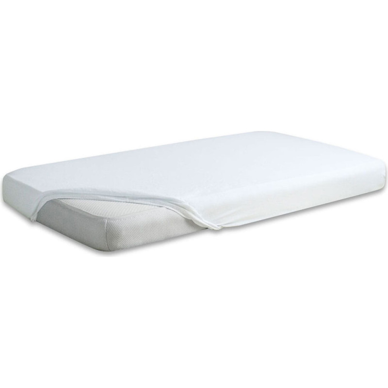 Miniania Palags jersī mitrumnecaurlaidīgs 160x80 cm WHITE (3734)