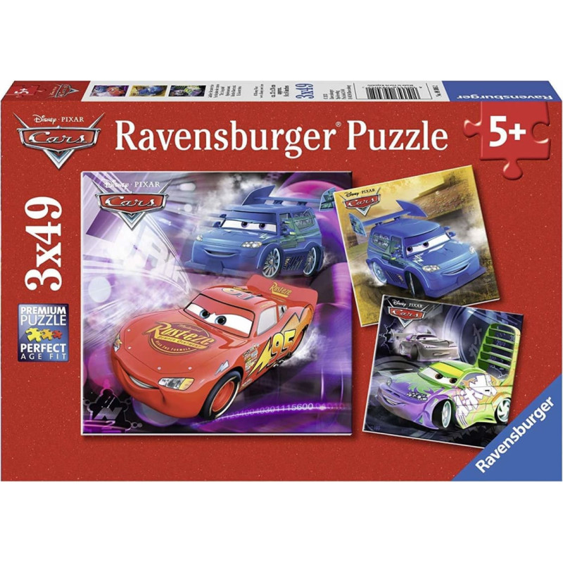 Ravensburger Puzzle 3x49 pcs Cars