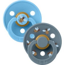 Bibs Studio Collection Colour Round &ndash; Urban Garden Bumblebee Breeze Mix 18m+ 2pcs