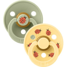 Bibs Studio Collection Colour Round &ndash; Urban Garden Ladybug Sage Mix 6-18m 2pcs