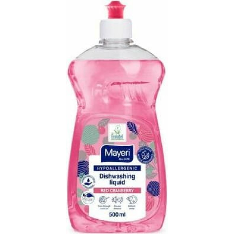 Mayeri Hypoallergenic dishwashing liquid Cranberry 500ml