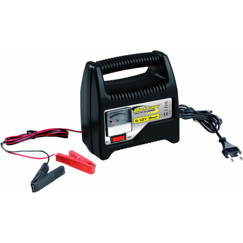 Bottari 8A Battery charger with amperemeter 6V/12V "8 AMP"