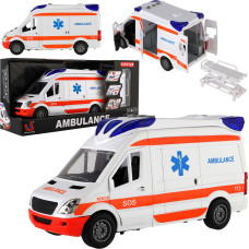 AUTO AMBULANS Z NOSZAMI ŚWIATŁO I DŹWIĘK