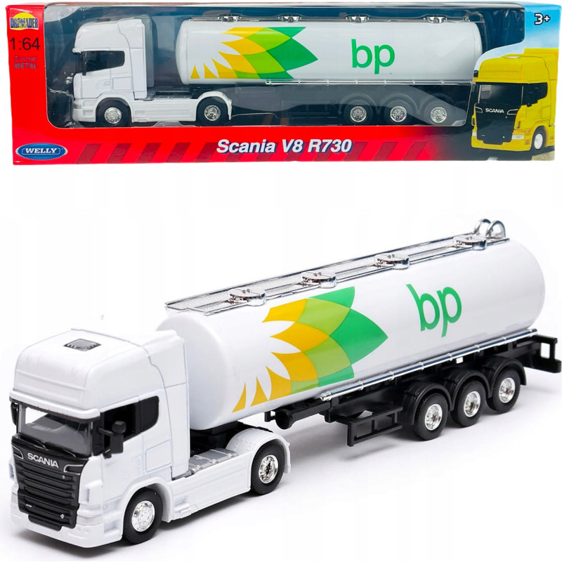 AUTO WELLY TRUCK SCANIA CYSTERNA BP 1:64
