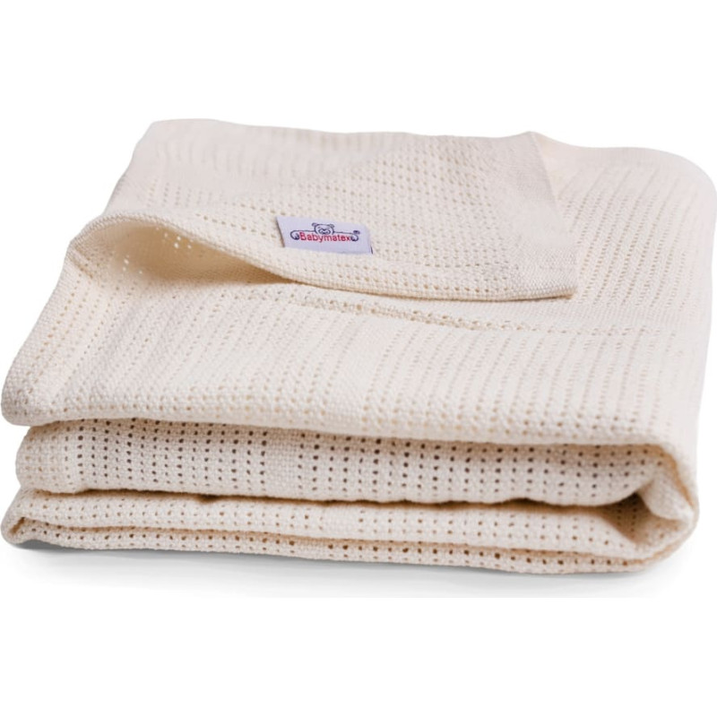 Babymatex Balnket - TB0491/02 - cotton - SISI - size 75x100 - ECRU