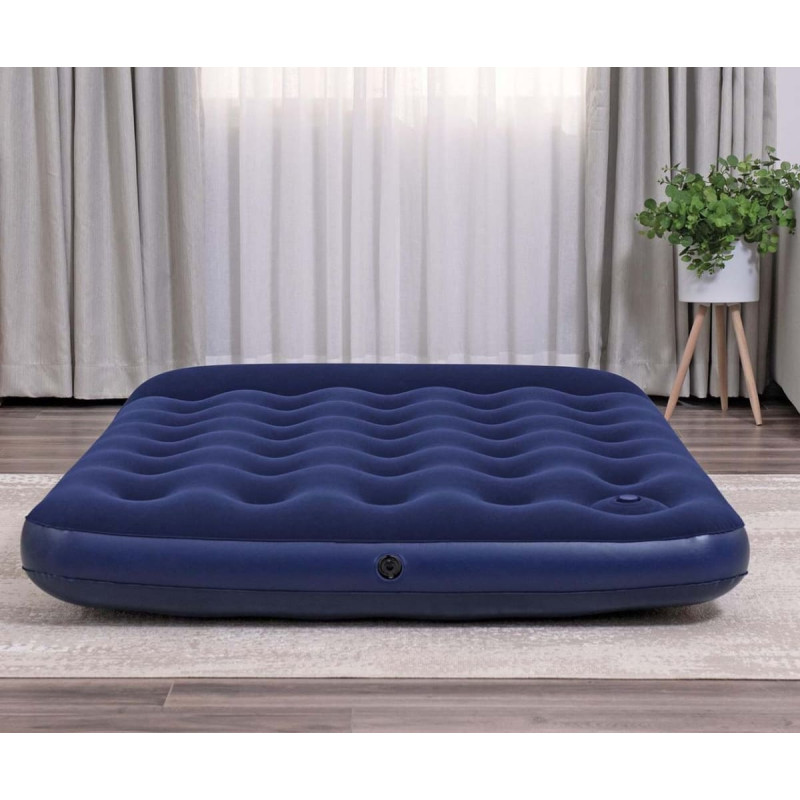 Bestway 67225 Materac dmuchany turystyczny z wbudowaną nożną pompą powietrza Full 1.91m x 1.37m x 28