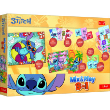 Trefl DISNEY STITCH 8in1 Mix&play set of boardgames
