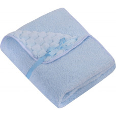 Duet Baby Blanket - 675 - double - CUBE / BOCULA - BLUE - size 80x90 cm