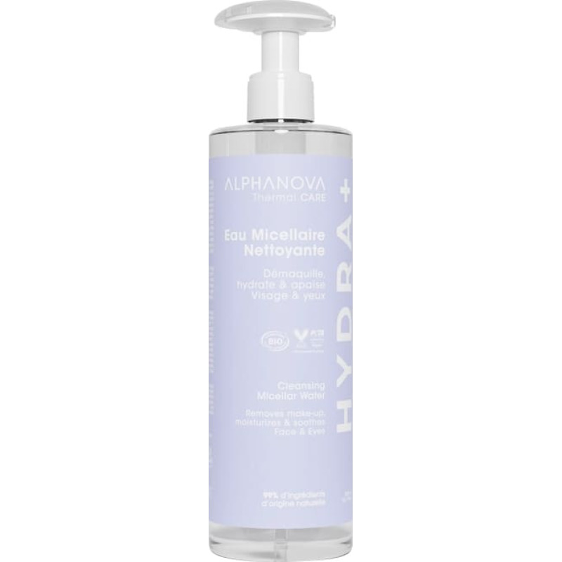 Alphanova THERMAL CARE Soothing and Moisturizing Micellar Water with Thermal Water for Dry and Sensitive Skin, 400 ml