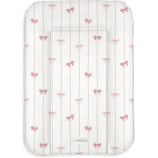 Albero Mio Mata do przewijania niemowląt (wł&oacute;knina) 70x50 CP9 Pudrowe kokardki