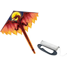 Tuulelohe sabaga draakon, punane