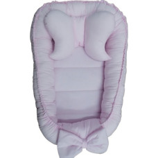 Duet Baby Cocoon - 774 - with pillow - COTTON with BOW - PINK