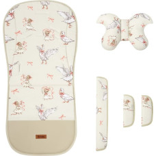 Sensillo STROLLER INSERT DELUXE MUSLIN GOOSE AND MOUSE