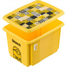 Keeeper Kaste ar vāku 30L Karolina &ldquo;Minions Mosaic&rdquo; 45x35x27cm dzeltena