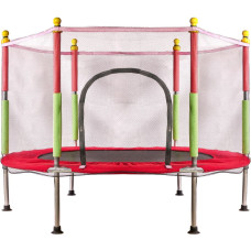 Children's garden trampoline, 140 cm, red