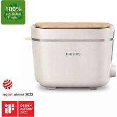 PHILIPS Eco Conscious Edition Toaster, 830W, silk white matt HD2640/10