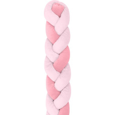 Braided bumper 210cm 3 braids (20cm) Pink