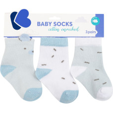 Baby socks with 3D ears Bear with me Blue 2-3y