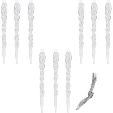 Springos Christmas icicles Springos CA0748 15cm, 9 pcs