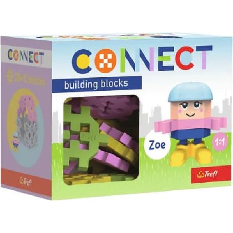 Trefl 61980 Klocki Connect - Pocket 35 Girl ZOE