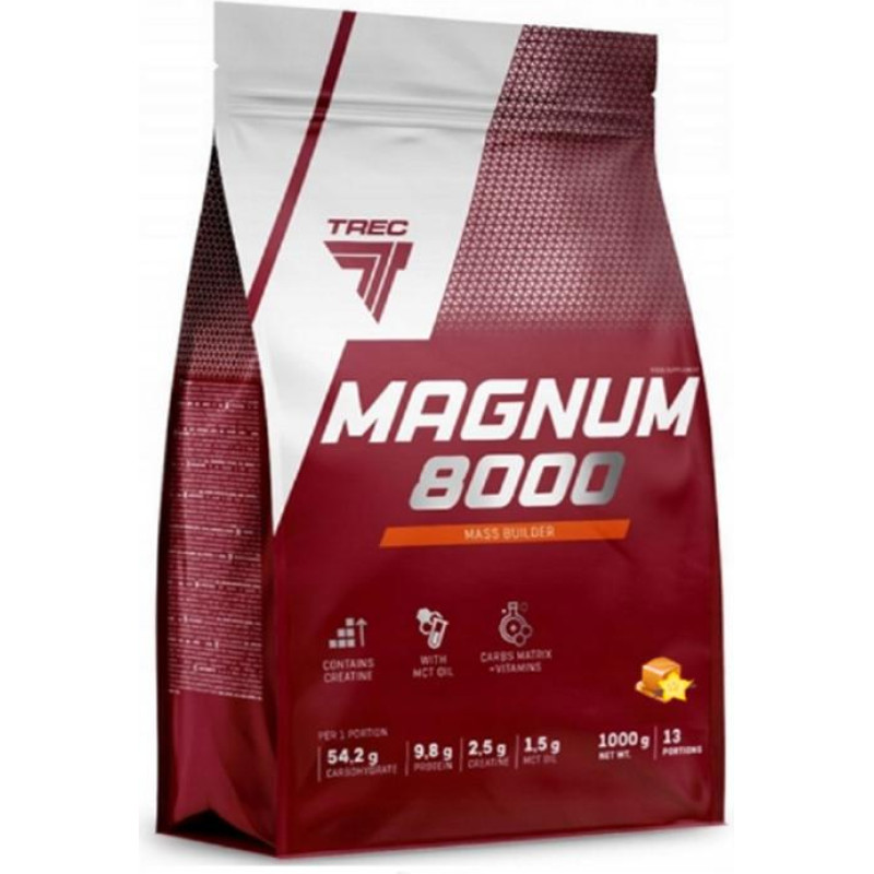 Trec Toitainekontsentraat TREC MAGNUM 8000 CARAMEL-VANILLA 1000g