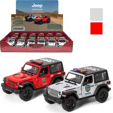 JEEP WRANGLER POLICJA STRAŻ 1:34