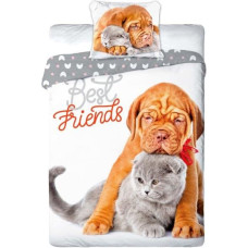 BEDDING SET BEST FRIENDS 013 140X200+70X90 COTTON.