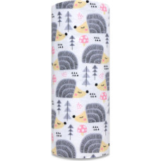 Ega Kids Diaper - 17863 - FLANNEL PRINT - EGA - HEDGEHOG  - GREY - size 70x80 cm