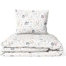 Ankras 2pcs bedding set 35/100 40/60 rabbit owl