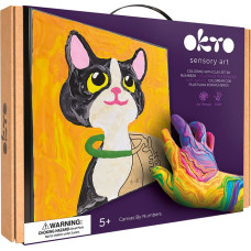 Okto Creative set Modelling clay - 3D painting Cat (30*30 cm)