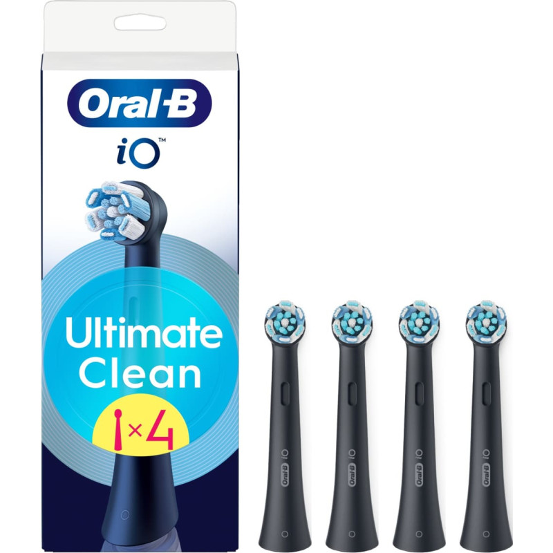 Braun CBF-4 Oral-B UltimateClean zobu birstes uzgaļi, melni, 4 gab. - iO RB CBF-4-1