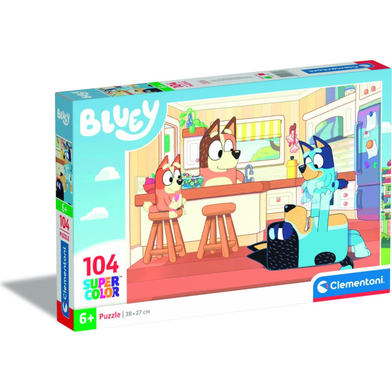 Clementoni Bluey puzle, 104 gab., 27169