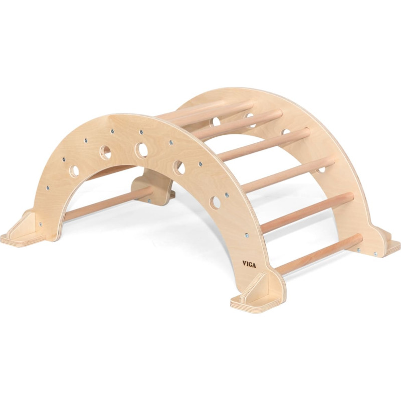 Viga – natural wooden Montessori rocker