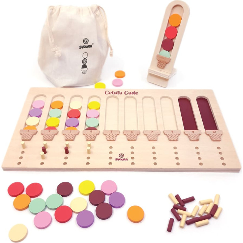 Svoora logic puzzle game, Gelato Code