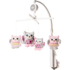 4BABY musical mobile with soft toys  OWL OP08