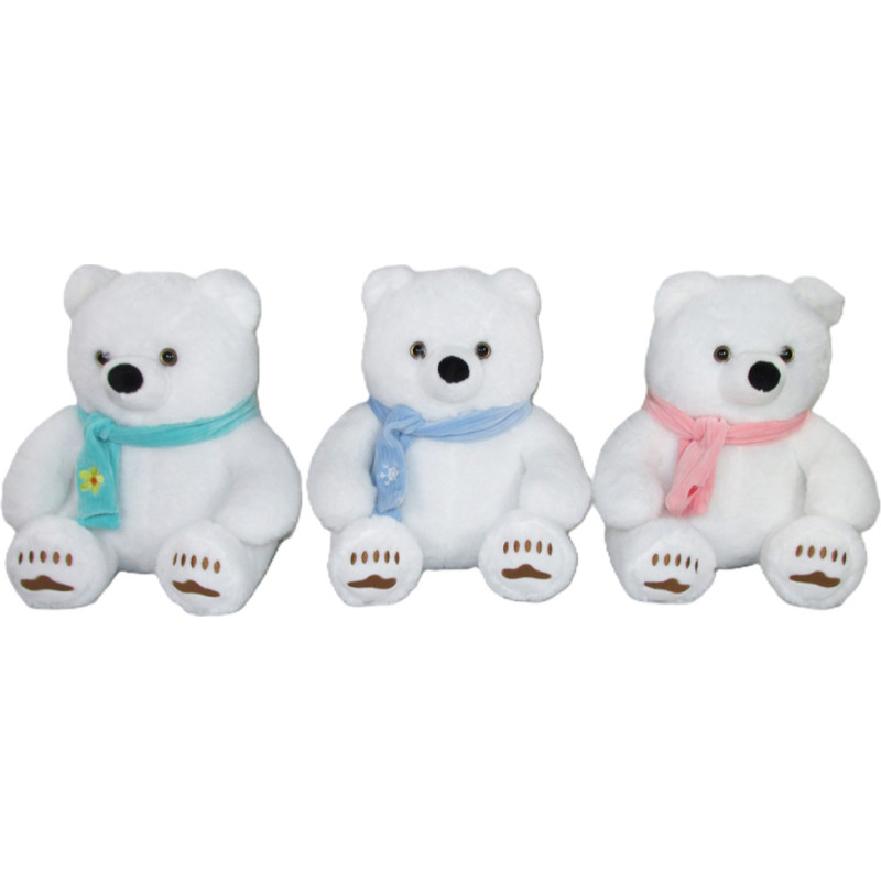 MIŚ POLARNY W SZALIKU 3 KOLORY