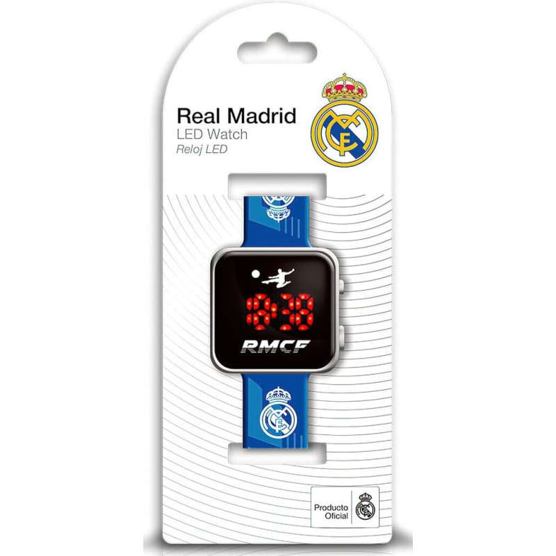Kids Euroswan - Akcesoria Licencyjne LED WATCH REAL MADRID BLUE