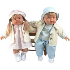 Magic Baby Doll in blue clothes, boy, 35 cm