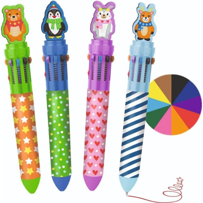 Trendhaus Magic Moments SF - Multi-colour pen with topper (1 pc., 4 designs)