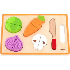 Viga wooden educational Montessori puzzle – cutting vegetables
