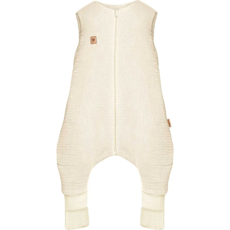 Sleeping bag with legs muslin 1,5 TOG Malaga 1-2y vanilla