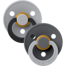 Bibs Studio Collection Colour Round &ndash; Fusion Cloud Iron Mix 6-18m 2pcs