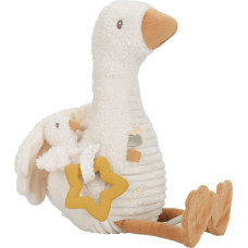 Little Dutch Activity Cuddle Toy Little Goose &acute;Newborn Naturals&acute; GRS