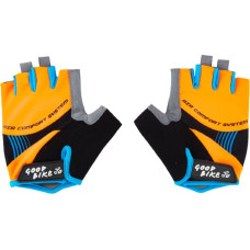 Bottari Bicycle gloves "FACTOR", adult, size: S, orange/blue