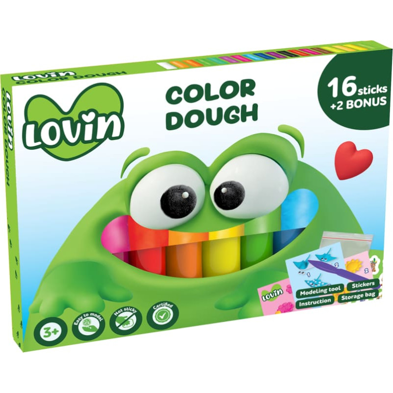 Lovin&rsquo;do Creative set Play dough set - 16+2 Colors